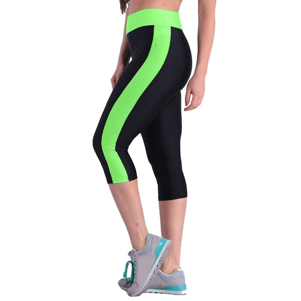 WILLBEST Leggins Deportivos Mujer Siete De Secado Rápido Punto Elástico Pantalones De Yoga Pantalones Ajustados De Las Mujeres Reflectantes De Yoga