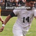 thumbnail image 3 of OULII 2 Pcs Brassard de Capitaine de Football Portable Noir Bande Élastique Réglable, 3 of 8