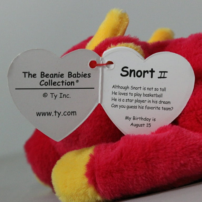 Ty Beanie Baby - SNORT II Bull 30th Anniversary - Walmart.com