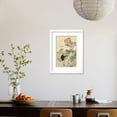 thumbnail image 4 of Crane and Peony, Animals Botanical World Culture Framed Art Print Wall Art by Bairei Sold by Art.Com, 4 of 6