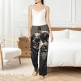 thumbnail image 4 of Salouo Vintage Dog Illustration Print Women's Pajama Pants Casual Loose Sweatpants PJs Flowy Pants Drawstring Palazzo for Women Wide Leg Pants Lounge Pajama -X-Large, 4 of 8