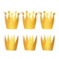 thumbnail image 1 of KAKOWELY 18 coronas de cumpleaños con purpurina, sombreros de fiesta, coronas de príncipe para decoraciones de fiesta de niños y adultos (doradas), 1 of 4
