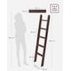 thumbnail image 3 of VASAGLE Toallero de 5 Niveles, Toallero de Escalera, Escalera IPara Toallas, Estante Escalera Inclinada, para Sala de Estar, Color Borgona Rústico LLS018T51, 3 of 5