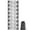 Boho Black and-1, variant on Boho Black and White Ethnic Pattern Hot Yoga Mat Towel Non Slip for Hot Yoga - Quick-Drying Yoga Mat Cover with 4 Corner Pockets with Travel Bag - Hot Yoga Towel Non Slip 70"x26"