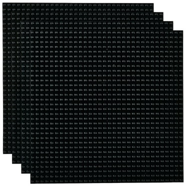 Strictly Briks 4 Pack Classic Baseplates 10x10 in, Stackable Building Plates with 32 x 32 Studs, Mats, Bases, Boards, Sheets 100% Compatible with All Major Brands, Black