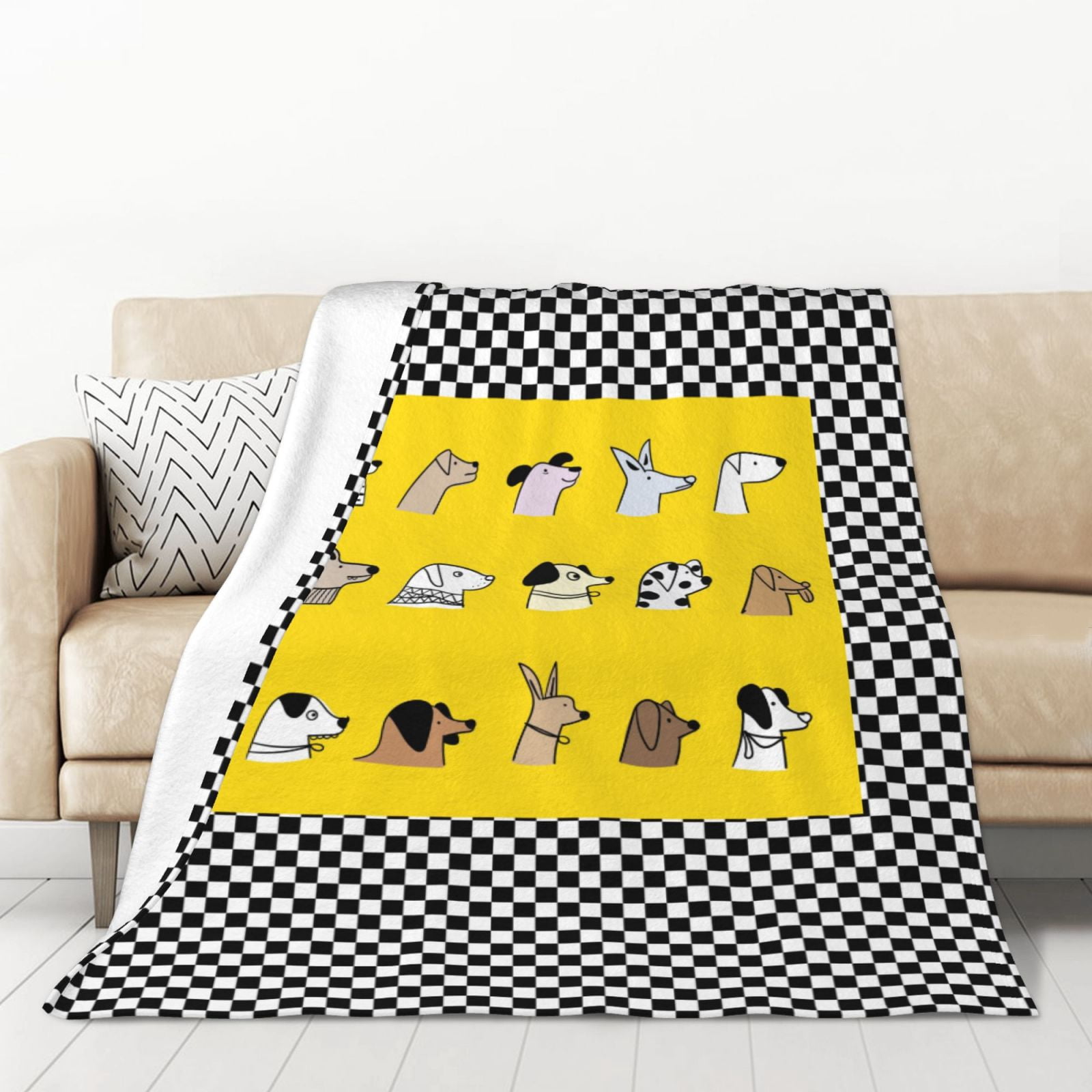 "Grandma Home" Sentiment Throw Blanket - Cozy, Fluffy, 50x60 Inches, All-Season Comfort