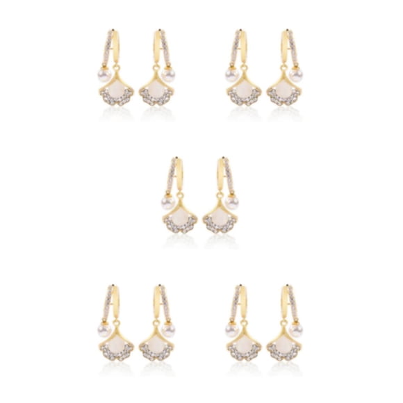 Qarigey Pendientes de perlas elegantes y versátiles para todas las ocasiones Pendientes Joyería El mejor regalo para cualquier mujer Type2 NO2