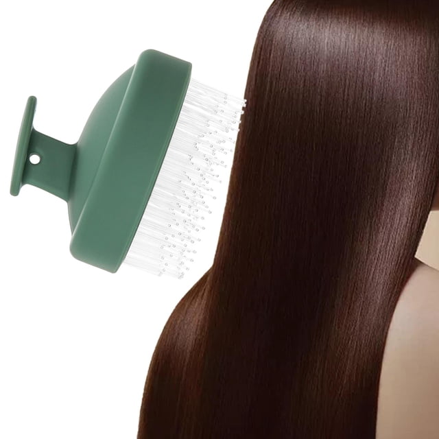 Cepillo de Champú para cuero cabelludo Yinane Cepillo Desenredante Verde