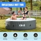 CO-Z 7' Gonflable Bain à Remous Portable 4-6 Personne Ronde Baignoire de Spa pour Patio Arrière-Cour Gris – image 1 sur 9