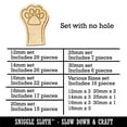 thumbnail image 2 of Cute Cat Paw Wood Mini Charms Shapes DIY Craft Jewelry - No Hole - 12mm (26pcs), 2 of 7