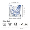 thumbnail image 4 of Nautica Octopus Anchor Square 18" Throw Pillow Cover (Set of 4), 4 of 8
