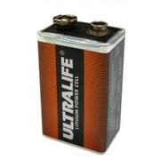 Ultralife 9V Lithium Battery - Lasts up to 10 Years! Foil Sealed Pack