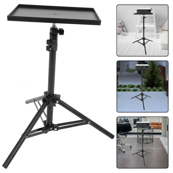 Beaupretty Home Projector Stand Projector Tripod Black ABS for Projector 1Pcs