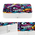 thumbnail image 4 of Graffiti Portable PU Leather Necklace Holder with Removable Compartment and Jewelry Boxes, Earring Holder, Bracelet Holder., 4 of 6