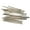 2.4mm, variant on 2.4/2.7/2.9mm Guitar Frets Wire 24 Frets Acoustic Guitar Fret Wire Set Cupronickel Guitar Fretboard Wire 24 Pieces Sets