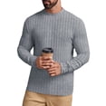 thumbnail image 2 of GENTS BLISS Long Sleeve Mens Shirts Casual Pullover Shirts for Men Lightweight Invisible Stripes Men Tshirts, 2 of 8