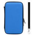 thumbnail image 1 of Carrying Case for New 2DS XL, 2DS LL, New 3DS, 3DS with 8 Slots, Protective Hard Shell, Console Accessories Carrying Case, Blue, 1 of 4