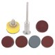 thumbnail image 1 of Juego de 52 Uds. De accesorios para lijadora eléctrica, 50 Uds., discos de lijado, almohadilla de pulido de 1 pulgada, mango giratorio de 1/4 pulgadas, 1 of 9
