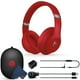 thumbnail image 1 of Auriculares inalámbricos Beats Studio3 Dr. Dre con cancelación de ruido rojos con adaptadores de carga USB adicionales y paño de limpieza, 1 of 9