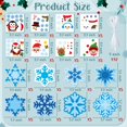 thumbnail image 2 of Set de adornos de copos de nieve para invierno, 123 unidades, BeYuMi, de Art Craft Kit, 2 of 6
