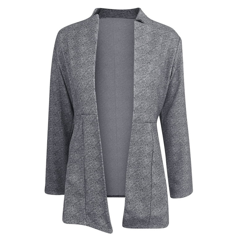 FH Clothing Co Womens Pinstripe Jersey Jacket Pants Suit Gray Size Lar -  Shop Linda's Stuff