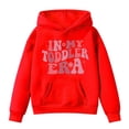 thumbnail image 3 of Tanghaowl Kids Hoodies Girl Boy Hoodie Long Sleeve Soft Sweatshirt Graphic Hoody Kids Cute Pullovers Top Clothes for Girls with Cute Design Red 3-4 Years, 3 of 3