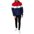 thumbnail image 5 of Fila Shaan Colourblock Zip Jacket, Blue, 5 of 6