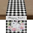 thumbnail image 4 of Easter Day Table Runner Super Soft Linen Tablecloth, 13x72 Inch Long Romantic Heart Art for Kitchen Party Holiday Picnic, 4 of 7