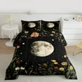 thumbnail image 2 of Homewish Chic Flowers Bedding Comforter Set 2pcs for Female Men Women,Vintage Aesthetic Twin Comforter Sets Microfiber,Botanical Plants Breathable Bedding Set,Starry Sky Breathable Bedding Set, 2 of 8