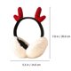thumbnail image 3 of 1pc Winter Antler Design Earmuffs Plush Warm Ear Covers Girl Earmuff, 3 of 3