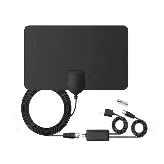 Antena De Tv Digital Hd Para Interiores Antena Hdtv 4k 1080p Negro