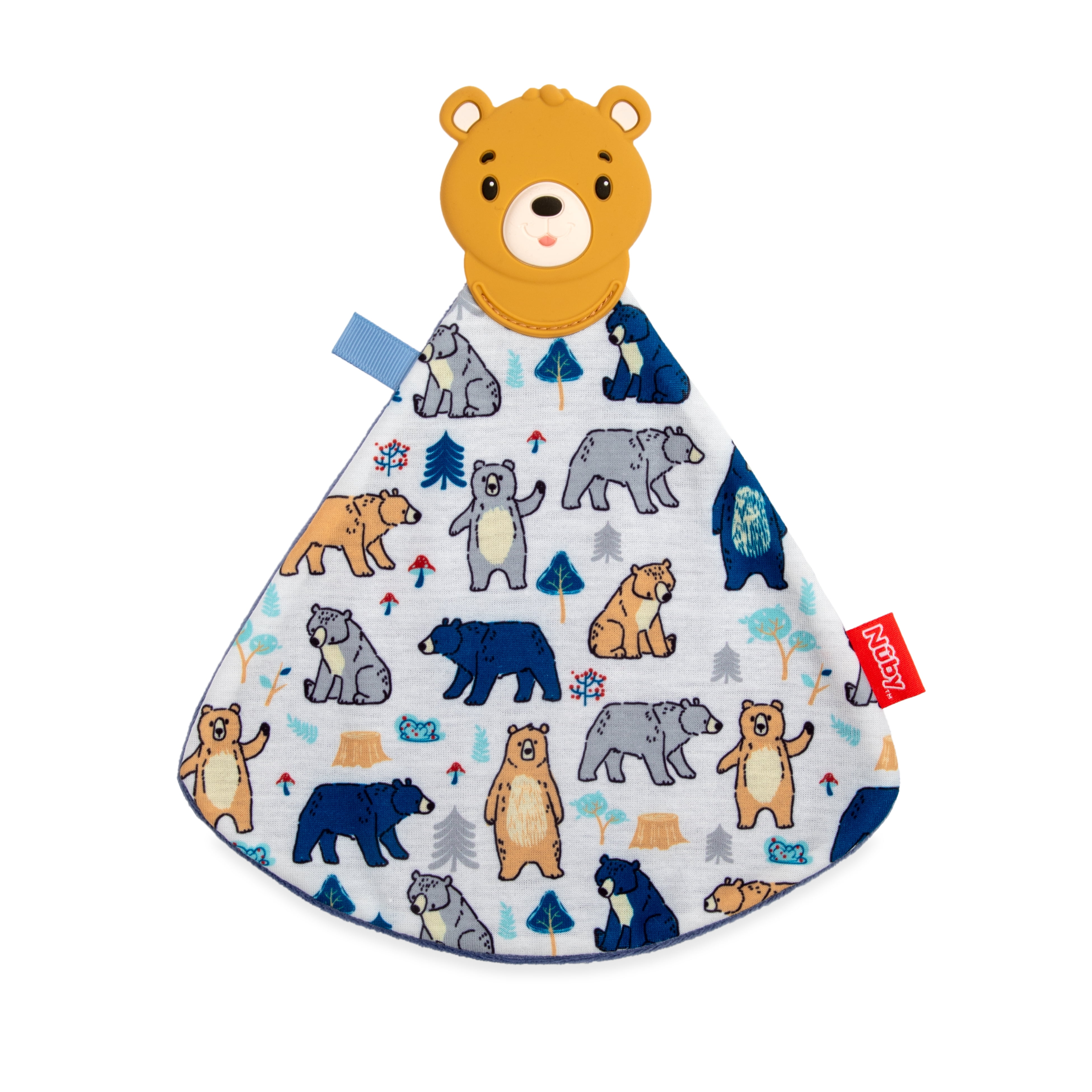 Nuby Blankie with Silicone Bear Teether