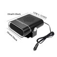 thumbnail image 3 of KEINXS Portable Car Heater Fast Heating Quickly Defrost Demister Heat Fan  12/24V Auto Dryer Windshield Car Heater Plug Into, 3 of 5