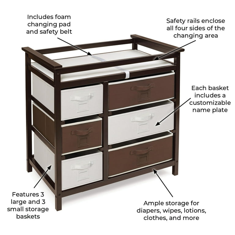 Baby changing clearance area