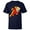 Navy, variant on Disney Pixar Incredibles Dash Parr Running T-Shirt - Short Sleeve T-Shirt for Kids - Customized-Red