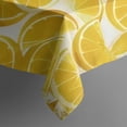 thumbnail image 5 of Orange Slices White Pattern Square Tablecloth,Waterproof Square Table Cover,Wipeable Spillproof Washable Table Cover for Home Kitchen Party Decor 60"x60"(152x152cm), 5 of 6