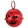 thumbnail image 2 of Halloween Pumpkin Bells, 0.94 Inch Halloween Jingle Bells, 1Pc Metal Bell Ornaments, Pumpkin Shaped Jingle Bells, DIY Wreath Making Supplie for DIY Crafts Wreath Costume Jewelry Home Decor, Red, 2 of 5