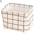 thumbnail image 2 of Dream Lifestyle Foldable Storage Bin Basket,Foldable Container Fabric Storage Baskets with Handle, Large Capacity Cotton Flax Storage Organizer for Makeup Book Baby Toy and More, 2 of 8