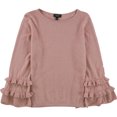 thumbnail image 1 of Charter Club suéter con volantes para mujer, rosa, grande, 1 of 1
