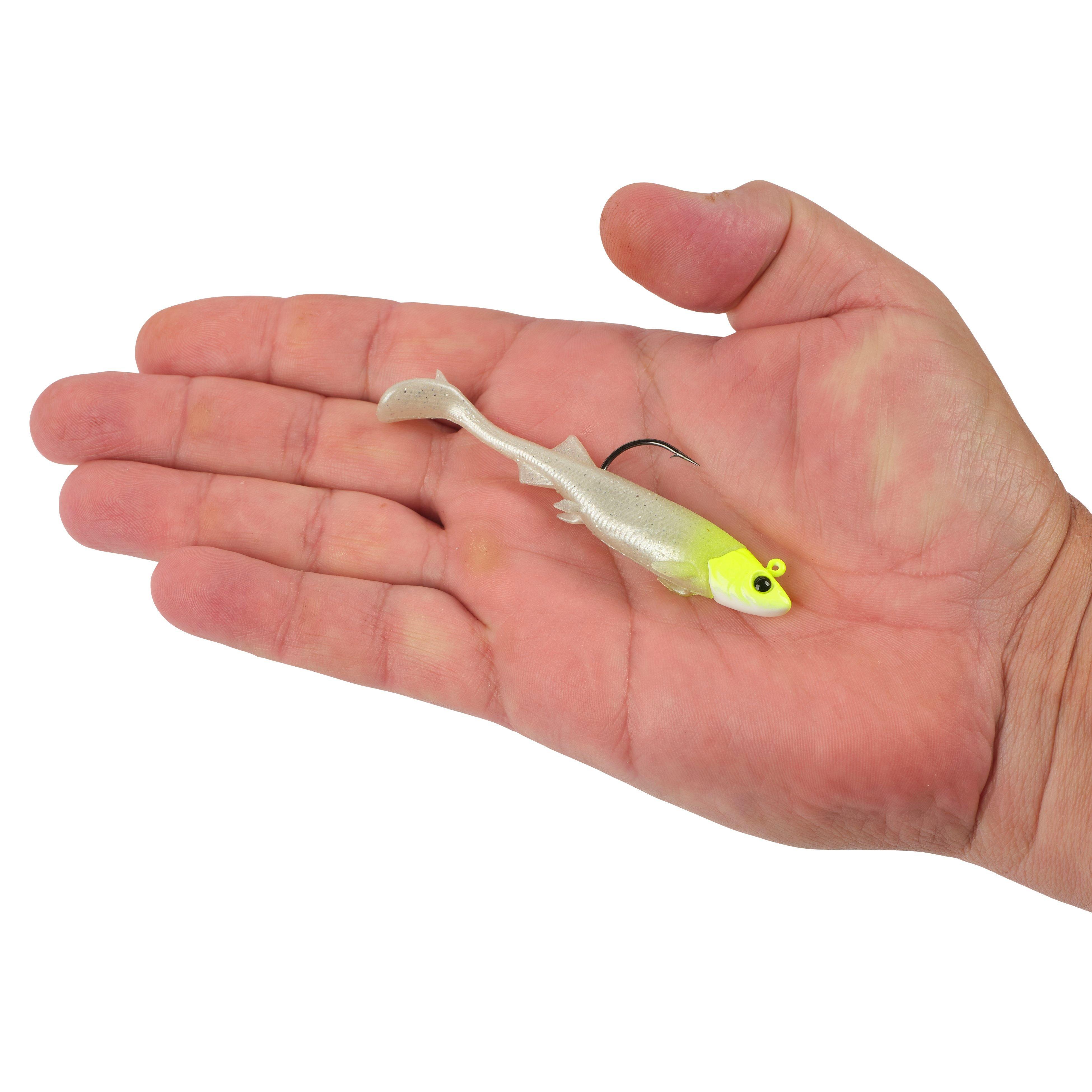 Berkley PowerBait® Minnotator, 3.5 in, Lemon Head Glow