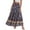 37#Navy, variant on GXIPO Women's Smocked High Waist Maxi Skirt Casual Boho Long Skirts with Pockets Navy L