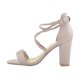 thumbnail image 5 of Zapatos de tacón alto de piel sintética a la moda, sandalias de verano con cordones para mujer, talla 35-43 Wmkox8yii shjk7784, 5 of 9