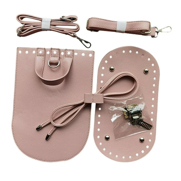 Juego de fabricación de bolsas Yuyangstore almohadilla moldeadora de fondo de bolsa ganchillo agujeros Rosa