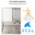 thumbnail image 4 of SHISUYAN Figurine Model Display Rack Plastic Clear Stable Placement 1 Set, 4 of 8