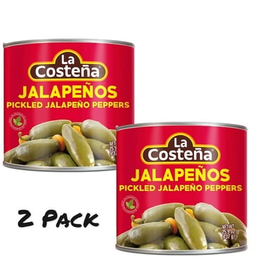 ( 2 Pack ) La Costena Green Pickled Jalapeno Peppers, 26 Oz