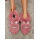 thumbnail image 3 of Rhinestone & Cat Decor Fuzzy Novelty Slippers, 3 of 3
