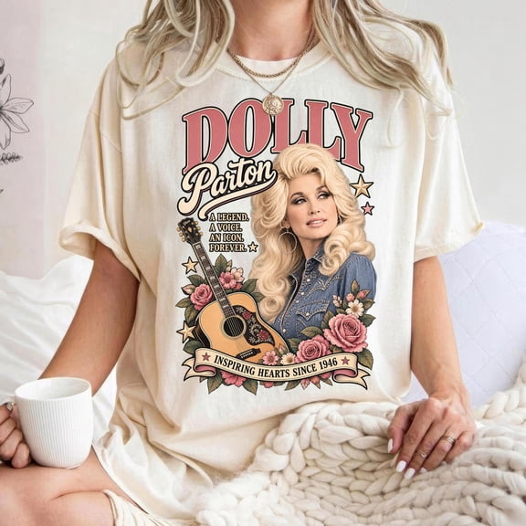 Country Music Legend T-shirt Country Music Fan Shirt Vintage Style Tee Southern Belle Fashion Concert Outfit Tee