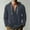 Dark Gray, variant on Linen Shirts For Men Sevevn Men's Casual Hooded Button Down Shirts Lightweight Long Sleeve Textured Tops Black L
