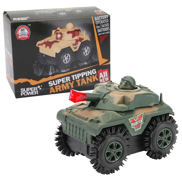 HUASHENG Camion-Benne pour Enfants Simulation Voiture Cascade à 4 Roues Motrices, Cadeaux pour Enfants Voiture Jouet pour Garçons 3 5 6 7 8 12