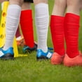 thumbnail image 4 of 1 Pairs/2 Pairs Mens Scrunch Football Socks Long Socks Combed Cotton With Ankle Support Padded Knee High Socks, 4 of 5